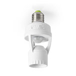Nedis PIRFI60WT Bewegingsmelder |e27-fitting Instelbare Vertragingstijd En Lichtgevoeligheid Nedis PIRFI60WT Bewegingsmelder |e27-fitting Instelbare Vertragingstijd En Lichtgevoeligheid