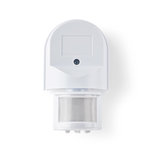 Nedis PIROO21WT Bewegingsmelder Voor Buiten Instelbare Vertragingstijd En Omgevingslicht 3-aderige Installatie Nedis PIROO21WT Bewegingsmelder Voor Buiten Instelbare Vertragingstijd En Omgevingslicht 3-aderige Installatie