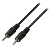 Valueline Vlap22000b05 Jack Stereo Audiokabel 3,5 mm Mannelijk - 3,5 mm Mannelijk 0,50 M Zwart Valueline Vlap22000b05 Jack Stereo Audiokabel 3,5 mm Mannelijk - 3,5 mm Mannelijk 0,50 M Zwart