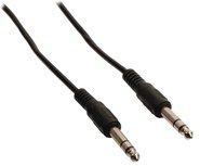 Valueline Vlap23000b50 Jack Stereo Audiokabel 6,35 mm Mannelijk - 6,35 mm Mannelijk 5,00 M Zwart Valueline Vlap23000b50 Jack Stereo Audiokabel 6,35 mm Mannelijk - 6,35 mm Mannelijk 5,00 M Zwart