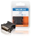 Valueline VLCB32900B Dvi-adapter Dvi-i 24 + 5-pins Mannelijk - Vga Vrouwelijk Zwart Valueline VLCB32900B Dvi-adapter Dvi-i 24 + 5-pins Mannelijk - Vga Vrouwelijk Zwart