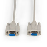 Valueline VLCP52057B30 Nulmodemkabel Sub-d 9-pins Female - Sub-d 9-pins Female 3.0 M Ivoor Valueline VLCP52057B30 Nulmodemkabel Sub-d 9-pins Female - Sub-d 9-pins Female 3.0 M Ivoor