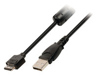 Valueline VLCP60806B20 Camera Data Kabel Usb 2.0 A Male - 12p Canon Connector Male 2,00 M Zwart Valueline VLCP60806B20 Camera Data Kabel Usb 2.0 A Male - 12p Canon Connector Male 2,00 M Zwart