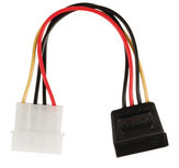 Valueline VLCP73500V015 Interne Stroom Adapterkabel Sata 15-pins Vrouwelijk - Molex Mannelijk 0,15 M Veelkleurig Valueline VLCP73500V015 Interne Stroom Adapterkabel Sata 15-pins Vrouwelijk - Molex Mannelijk 0,15 M Veelkleurig