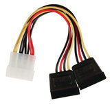 Valueline Vlcp73520v015 Interne Stroom Splitterkabel Molex Mannelijk - 2x Sata 15-pins Vrouwelijk 0,15 M Veelkleurig Valueline Vlcp73520v015 Interne Stroom Splitterkabel Molex Mannelijk - 2x Sata 15-pins Vrouwelijk 0,15 M Veelkleurig