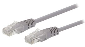 Valueline VLCT85000E10 Cat5e Utp Netwerkkabel Rj45 (8/8) Male - Rj45 (8/8) Male 1.00 M Grijs Valueline VLCT85000E10 Cat5e Utp Netwerkkabel Rj45 (8/8) Male - Rj45 (8/8) Male 1.00 M Grijs