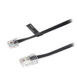 Valueline VLTP90310B100 Telefoonkabel Rj12 (6p6c) Male - Rj45 (8p6c) Male 10.0 M Zwart Valueline VLTP90310B100 Telefoonkabel Rj12 (6p6c) Male - Rj45 (8p6c) Male 10.0 M Zwart