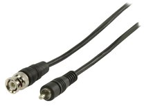Valueline Vlvp24800b10 Rca - Bnc Kabel Rca Mannelijk - Bnc Mannelijk 1,00 M Zwart Valueline Vlvp24800b10 Rca - Bnc Kabel Rca Mannelijk - Bnc Mannelijk 1,00 M Zwart