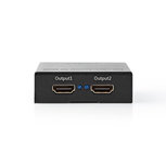 Nedis VSPL3472AT Hdmi™-splitter 2-poorts - 1x Hdmi™-ingang 2x Hdmi™-uitgang 4k2k@60fps / Hdcp2.2 Nedis VSPL3472AT Hdmi™-splitter 2-poorts - 1x Hdmi™-ingang 2x Hdmi™-uitgang 4k2k@60fps / Hdcp2.2