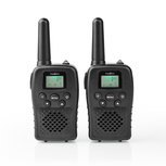 Nedis WLTK1000BK Walkie-talkie Bereik 10 Km 8 Kanalen Vox Oplaadbare Batterijen 2 Stuks Zwart Nedis WLTK1000BK Walkie-talkie Bereik 10 Km 8 Kanalen Vox Oplaadbare Batterijen 2 Stuks Zwart