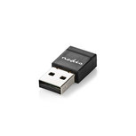 Nedis WSNWM600BK Dongle En Antenne Voor Draadloos Netwerk Ac600 Dual Band Zwart Nedis WSNWM600BK Dongle En Antenne Voor Draadloos Netwerk Ac600 Dual Band Zwart