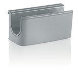 Sigel SI-GL810 Pennenhouder Voor Glasborden Van 3 Tot 5mm Licht Grijs 75x37x35mm Sigel SI-GL810 Pennenhouder Voor Glasborden Van 3 Tot 5mm Licht Grijs 75x37x35mm