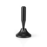 Nedis ANIR0501BK Hdtv-antenne Voor Binnen 0 - 5 Km Versterking 2 - 4 Db Fm / Vhf / Uhf Zwart Nedis ANIR0501BK Hdtv-antenne Voor Binnen 0 - 5 Km Versterking 2 - 4 Db Fm / Vhf / Uhf Zwart